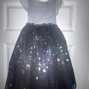 Little Girl's Star-Print Tutu Dress